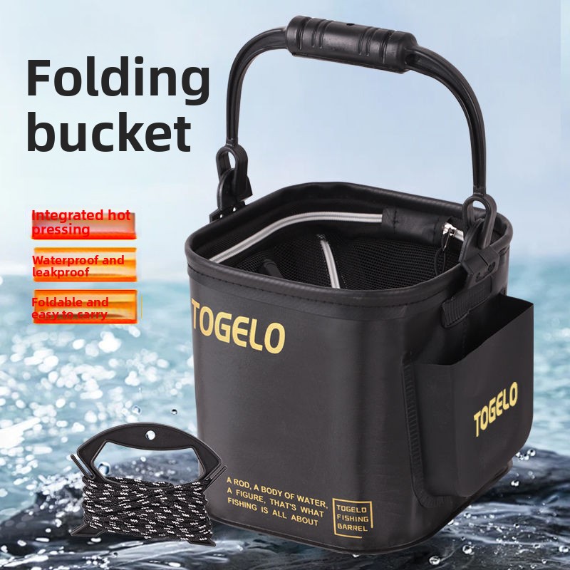 دلو السمك دلو صيد جديد قابل لل - مراجعة Fishing Equipment Us وسعره
