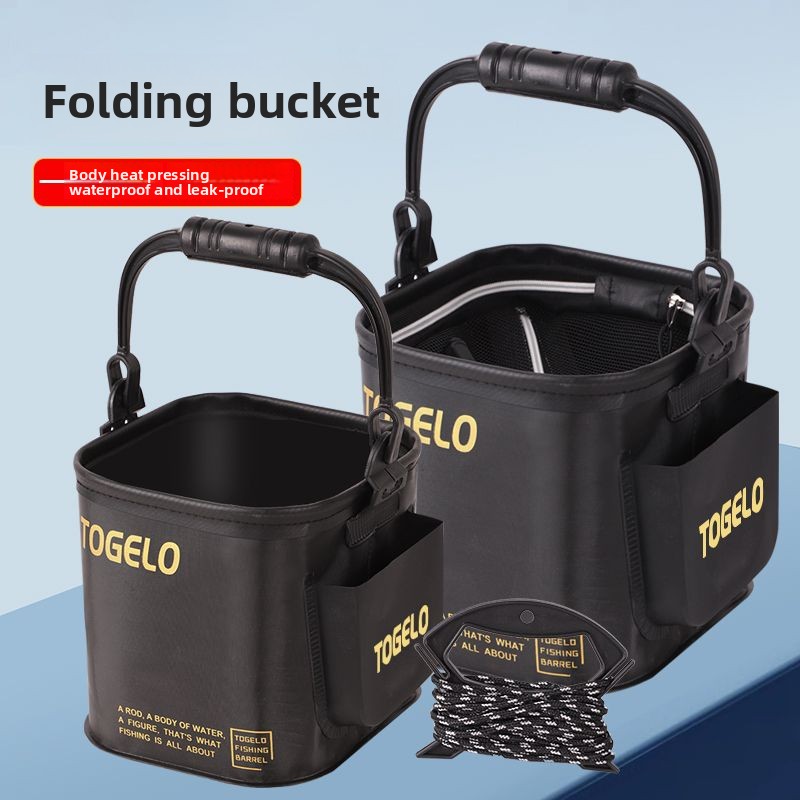 دلو السمك دلو صيد جديد قابل لل - مراجعة Fishing Equipment Us وسعره