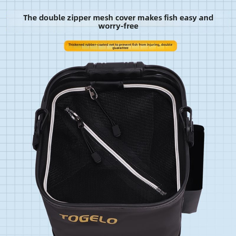 دلو السمك دلو صيد جديد قابل لل - مراجعة Fishing Equipment Us وسعره