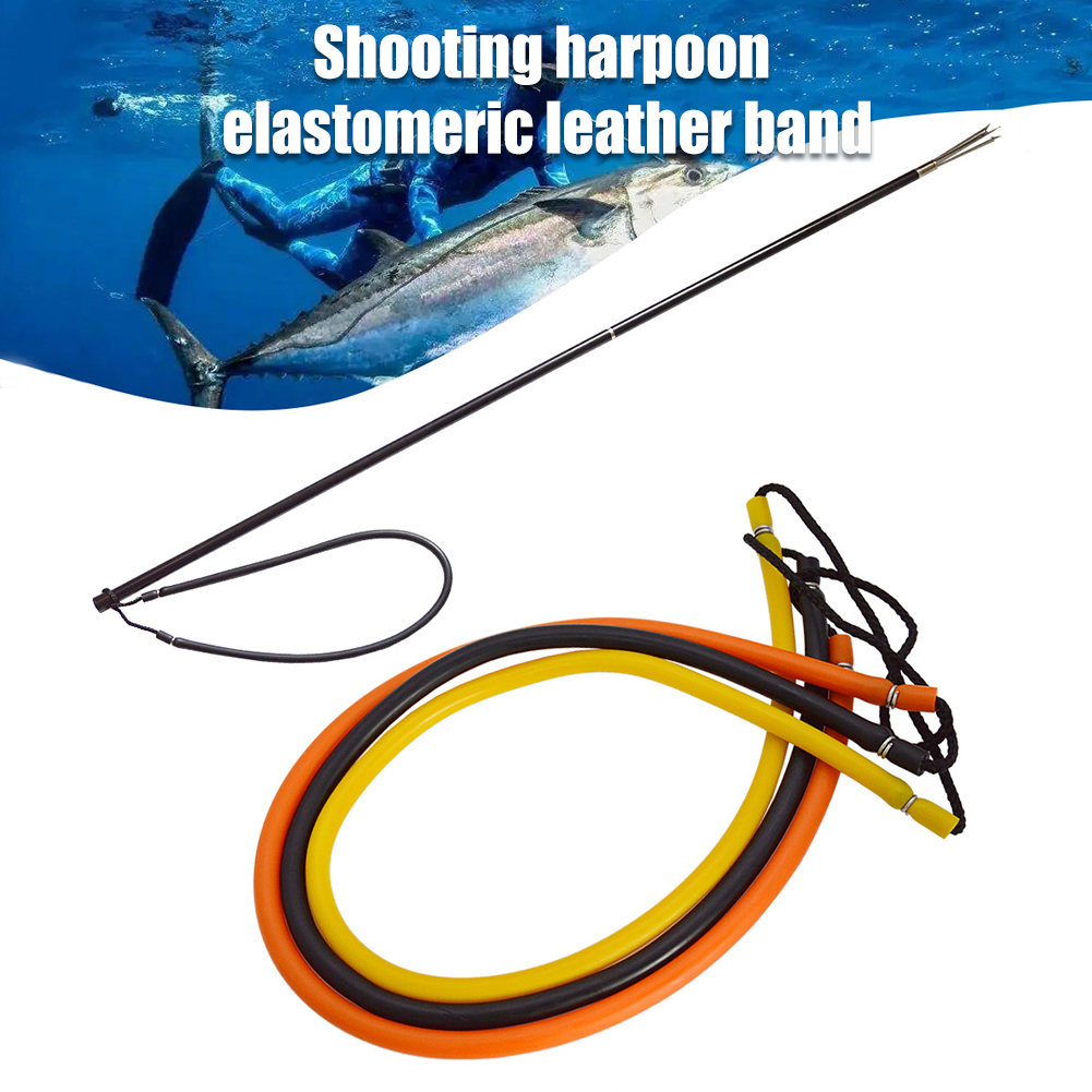 1 قطعة الأربطة المطاطية Spearg - مراجعة Fishing Equipment Us وسعره